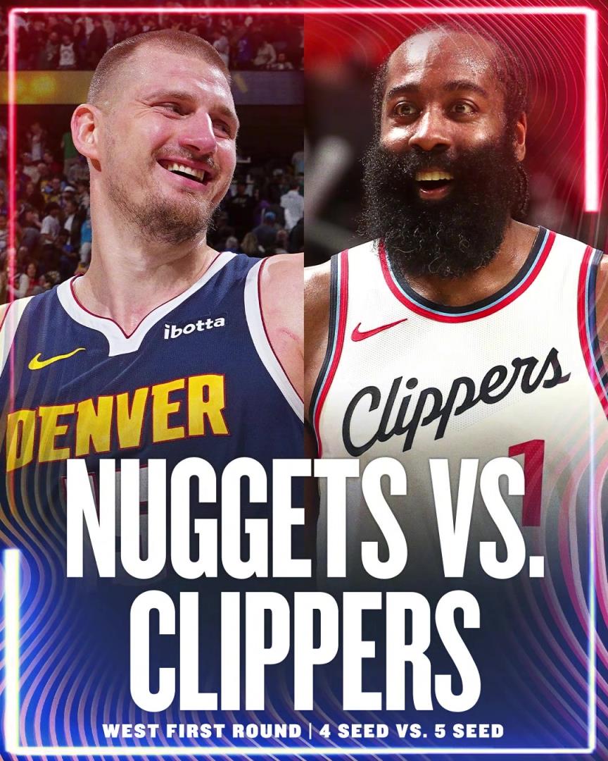 帶隊(duì)的神！哈登率快船鎖定西部第5，生涯從未缺席過季后賽！